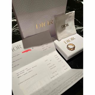 Dior - Dior ディオール 指輪 パールリング ゴールド