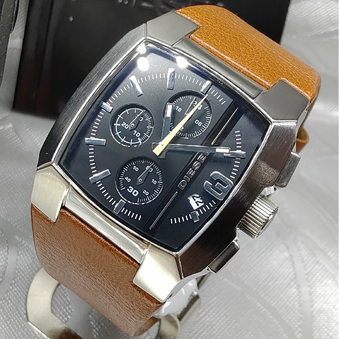 DIESEL - □DIESEL 時計 極美品 稼働品 DZ4276 クロノグラフの DIESEL - □DIESEL 時計 極美品 稼働品 DZ4276 クロノグラフの