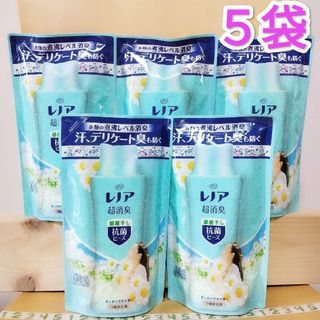 P&G - レノア 超消臭 部屋干し 抗菌ビーズ 花とおひさまの香り 詰め替え ５袋