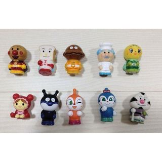 アンパンマン(アンパンマン)のラスト1点！アンパンマンすくい人形 ミニフィギュア全10種フルコンプセット(キャラクターグッズ)