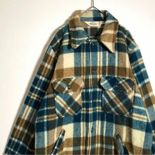 ウールリッチ(WOOLRICH)のWOOL RICH ウールリッチ　長袖　70s ウール　ネルシャツ(Tシャツ/カットソー(七分/長袖))