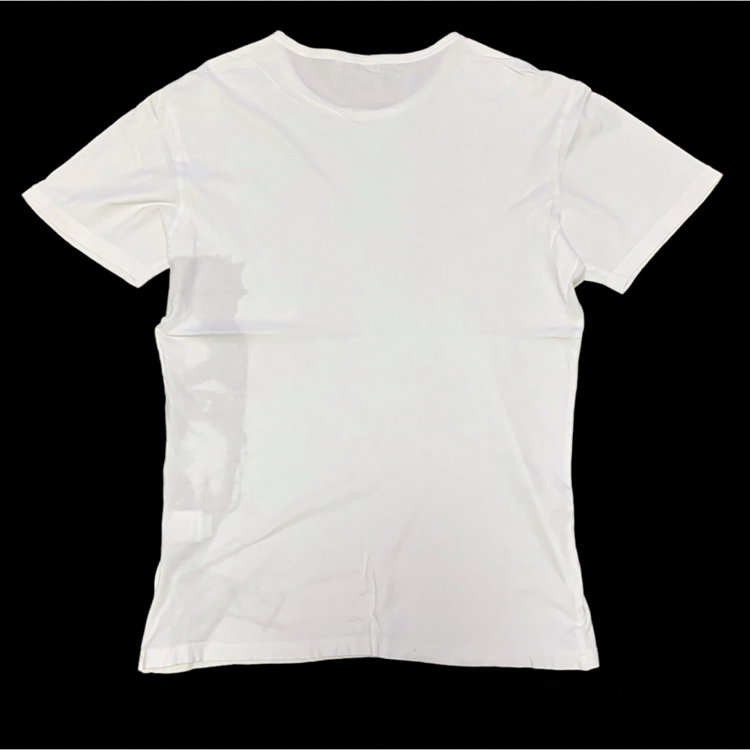 DANIELE ALESSANDRINI(ダニエレアレッサンドリーニ)のダニエレ アレッサンドリーニ　プリント半袖TシャツS ホワイト メンズのトップス(Tシャツ/カットソー(半袖/袖なし))の商品写真