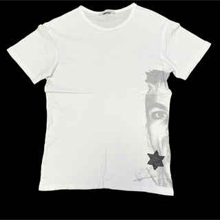ダニエレアレッサンドリーニ(DANIELE ALESSANDRINI)のダニエレ アレッサンドリーニ　プリント半袖TシャツS ホワイト(Tシャツ/カットソー(半袖/袖なし))