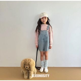 新品未使用　韓国子供服　jejeunosity overall denim XS(パンツ)