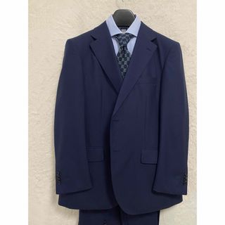 スーツカンパニー(THE SUIT COMPANY)の【新品】春夏物 イタリア製生地使用 メンズ スーツ BB4 3L 紺 ストライプ(セットアップ)