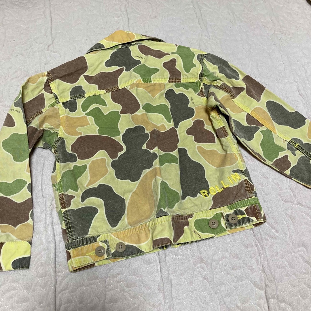 Dickies(ディッキーズ)のdickes スウェット トレーナー カモフラ ジャケット 110cm キッズ/ベビー/マタニティのキッズ服男の子用(90cm~)(Tシャツ/カットソー)の商品写真