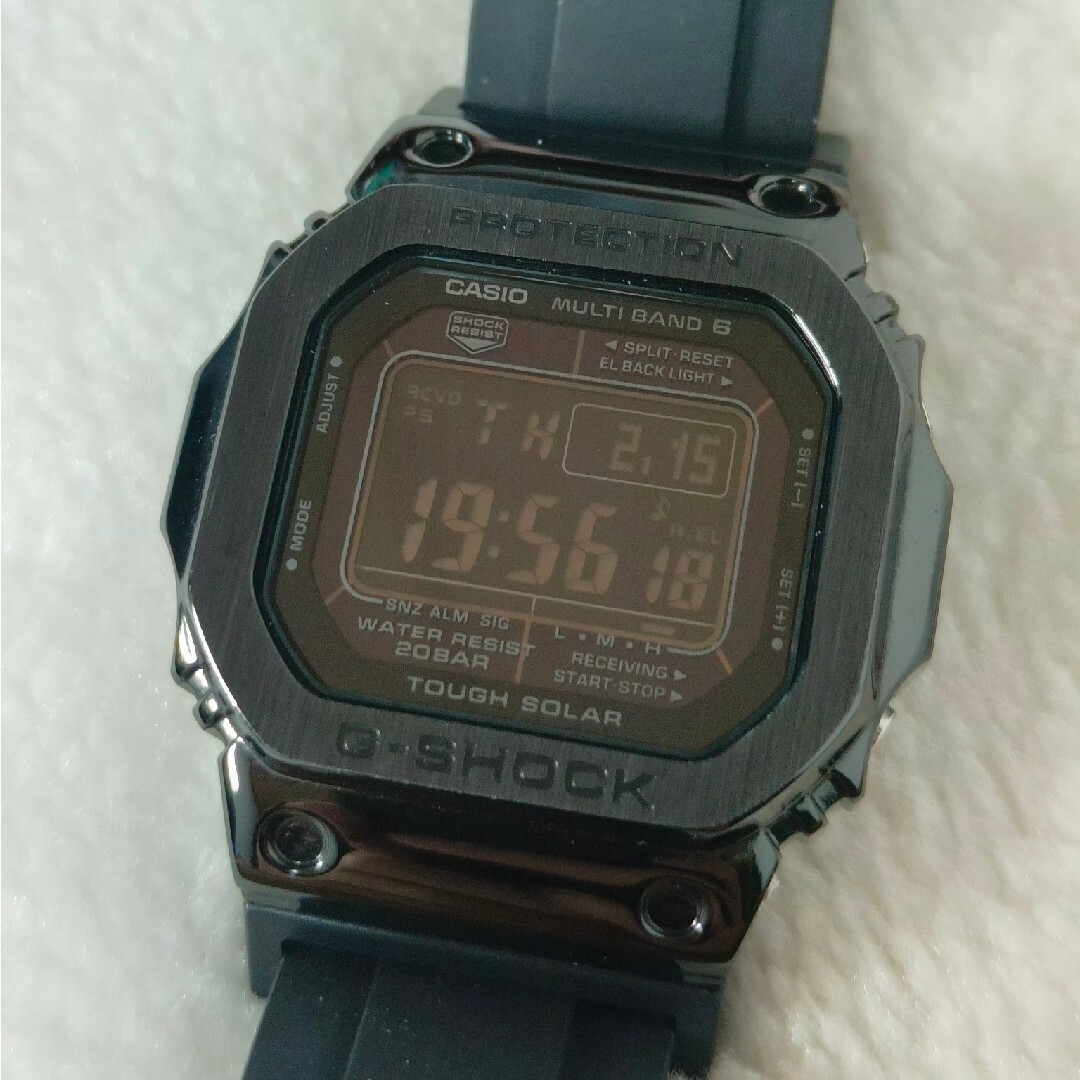 G-SHOCK(ジーショック)のG-shock M5610 ソーラー電波時計 フルメタルカスタム ブラック メンズの時計(腕時計(デジタル))の商品写真