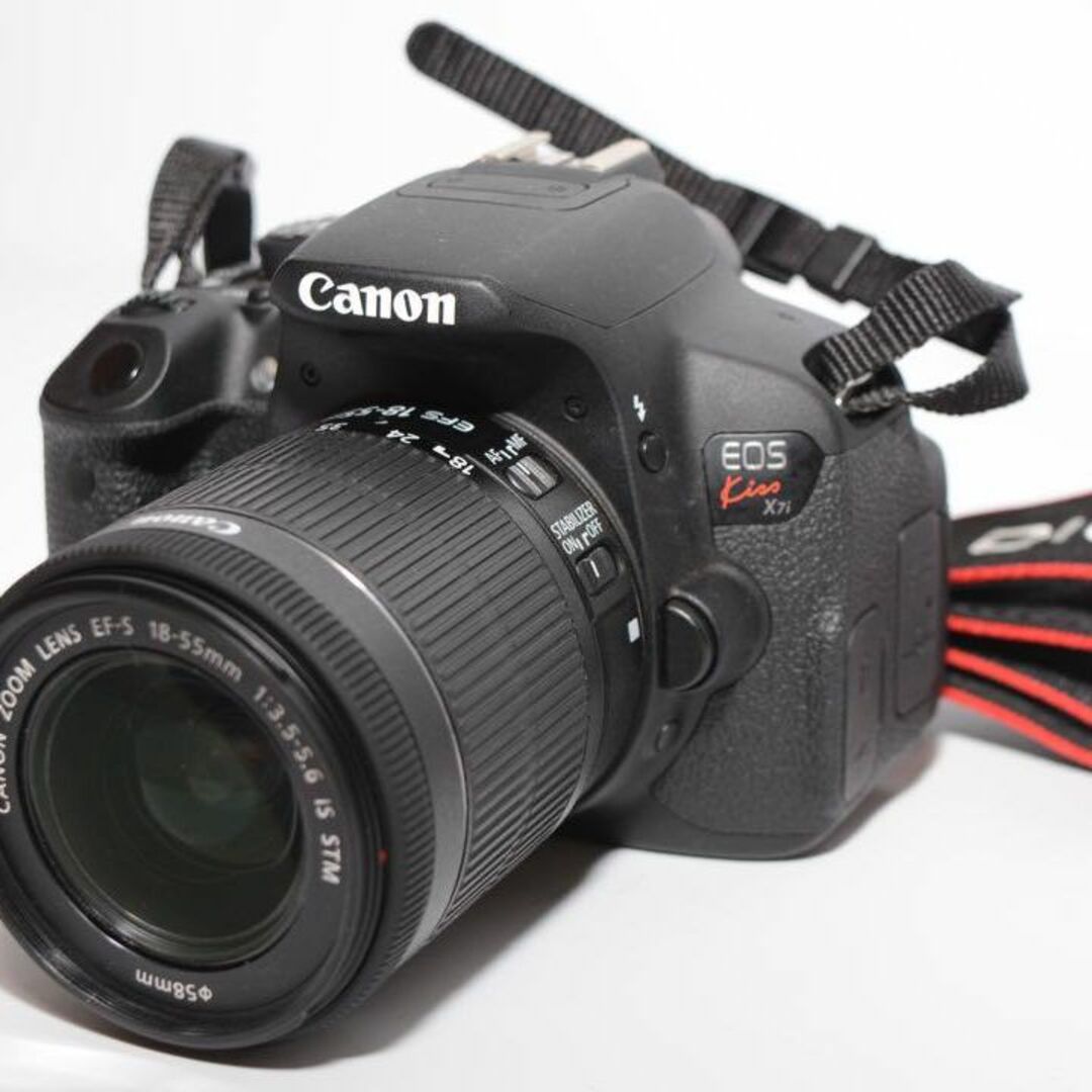 美品】Canon EOS kiss X7i レンズキット 一眼レフ 美品】Canon EOS kiss X7i レンズキット 一眼レフ