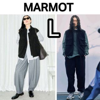 MARMOT - MARMOT CAPITAL MICRO FLEECE VEST 黒L フリース