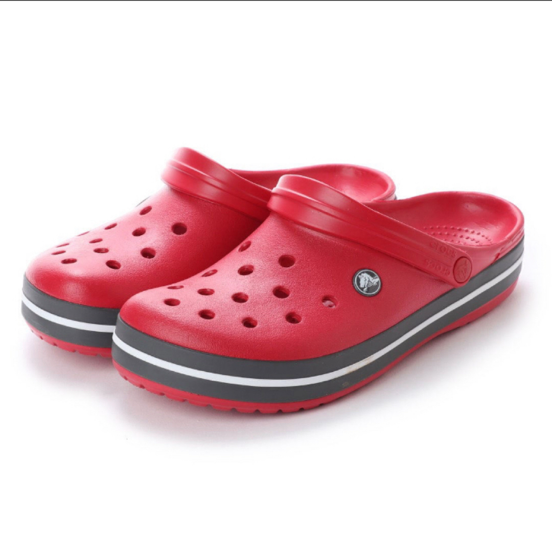 crocs(クロックス)の新品 26cm クロックス クロックバンド レッド メンズの靴/シューズ(サンダル)の商品写真