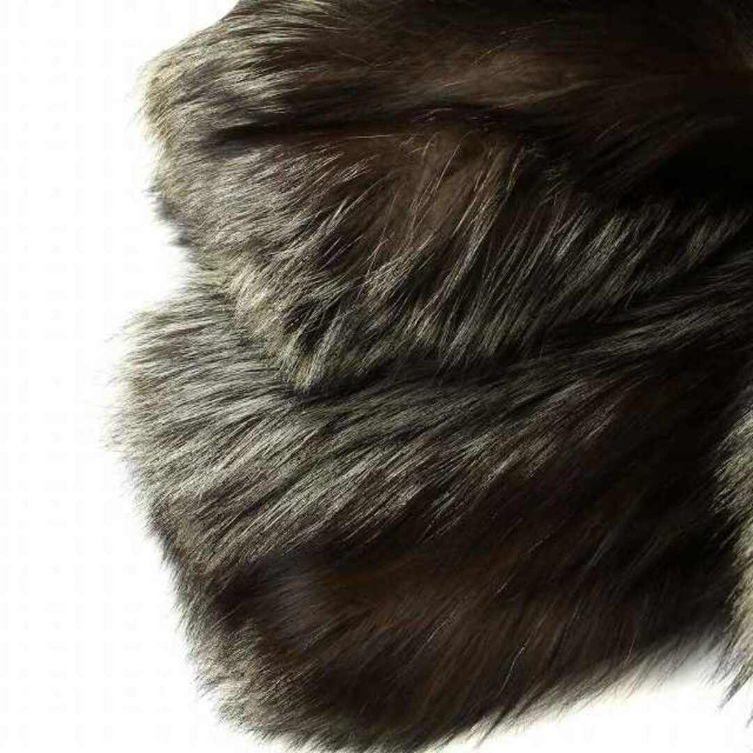 サガフォックス 銀サガ 毛皮コート シルバーフォックスファー ミドル丈 13 L レディースのジャケット/アウター(毛皮/ファーコート)の商品写真
