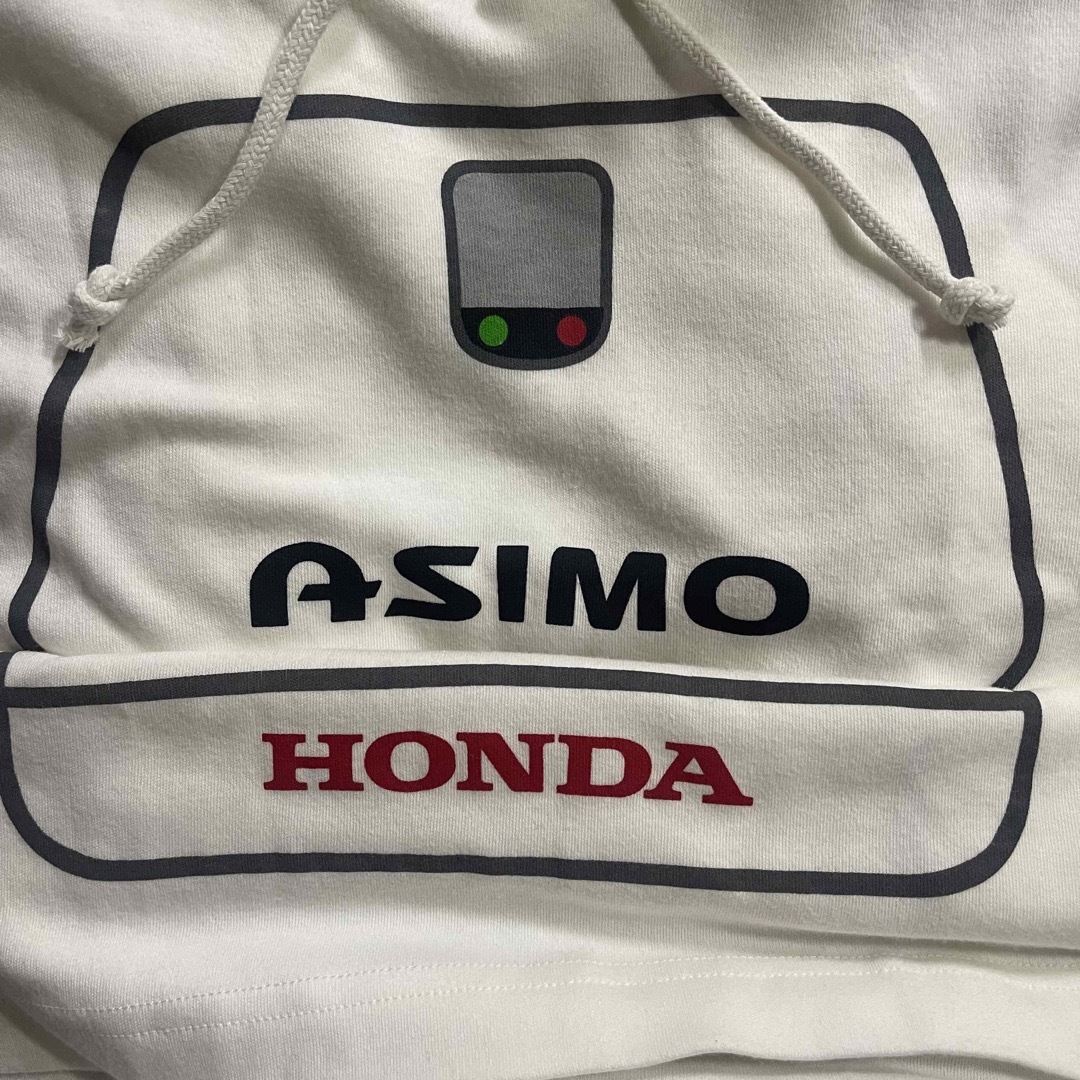 ホンダ(ホンダ)の【非売品】HONDA ASIMO  パジャマ　キッズ　白　フード　セットアップ キッズ/ベビー/マタニティのキッズ服男の子用(90cm~)(パジャマ)の商品写真