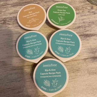 イニスフリー(Innisfree)のイニスフリーナイトパック3点セット(パック/フェイスマスク)