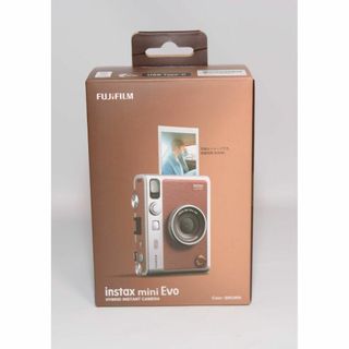 フジフイルム(富士フイルム)の【新品・未開封】FUJIFILM instax mini Evo BROWN(フィルムカメラ)