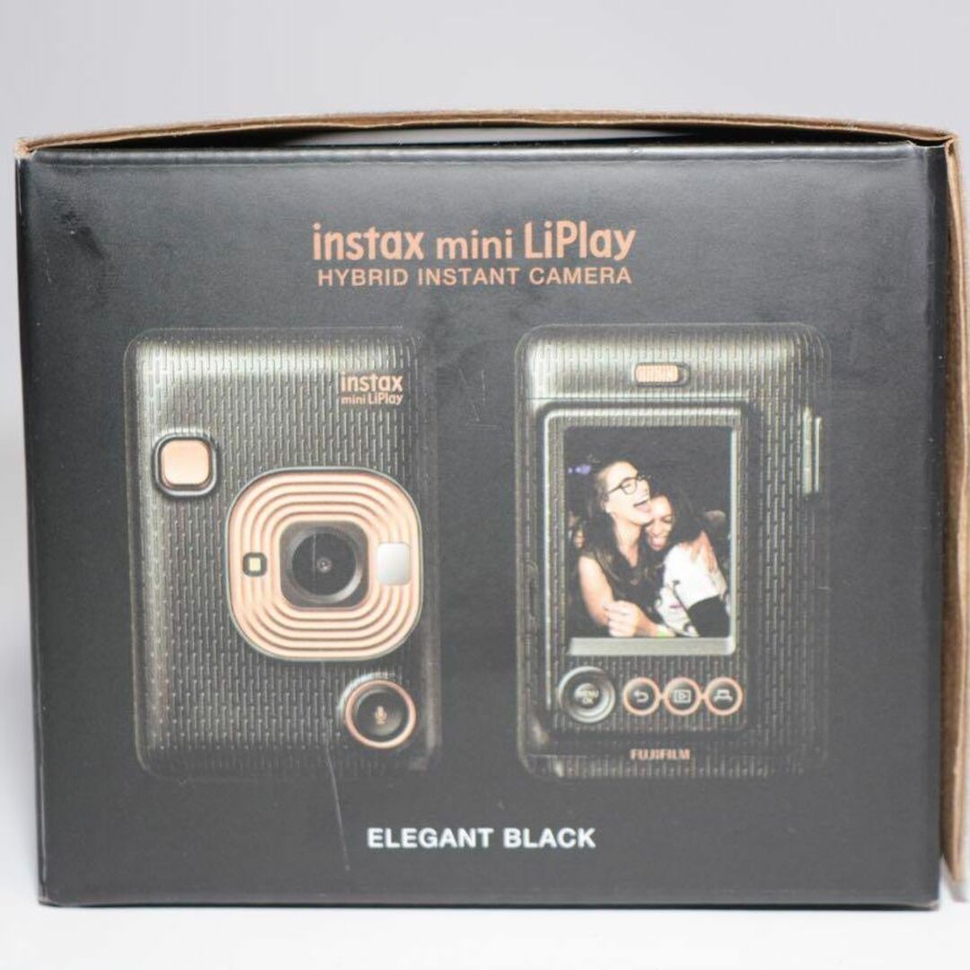 富士フイルム(フジフイルム)の【新品・未開封】FUJIFILM instax mini LiPlay ブラック スマホ/家電/カメラのカメラ(フィルムカメラ)の商品写真