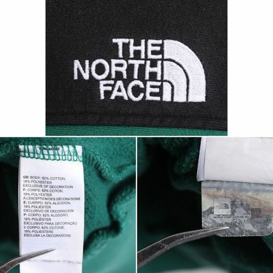 THE NORTH FACE(ザノースフェイス)のノースフェイス 2トーン スウェット フード パーカー メンズ L 程 / 古着 The North Face プルオーバー 裏起毛 ヘビーウェイト トレーナー  メンズのトップス(パーカー)の商品写真