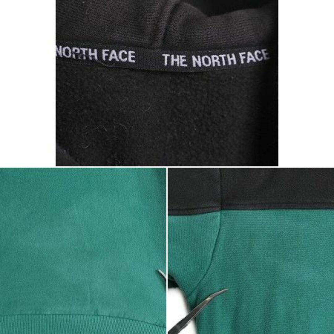 THE NORTH FACE(ザノースフェイス)のノースフェイス 2トーン スウェット フード パーカー メンズ L 程 / 古着 The North Face プルオーバー 裏起毛 ヘビーウェイト トレーナー  メンズのトップス(パーカー)の商品写真