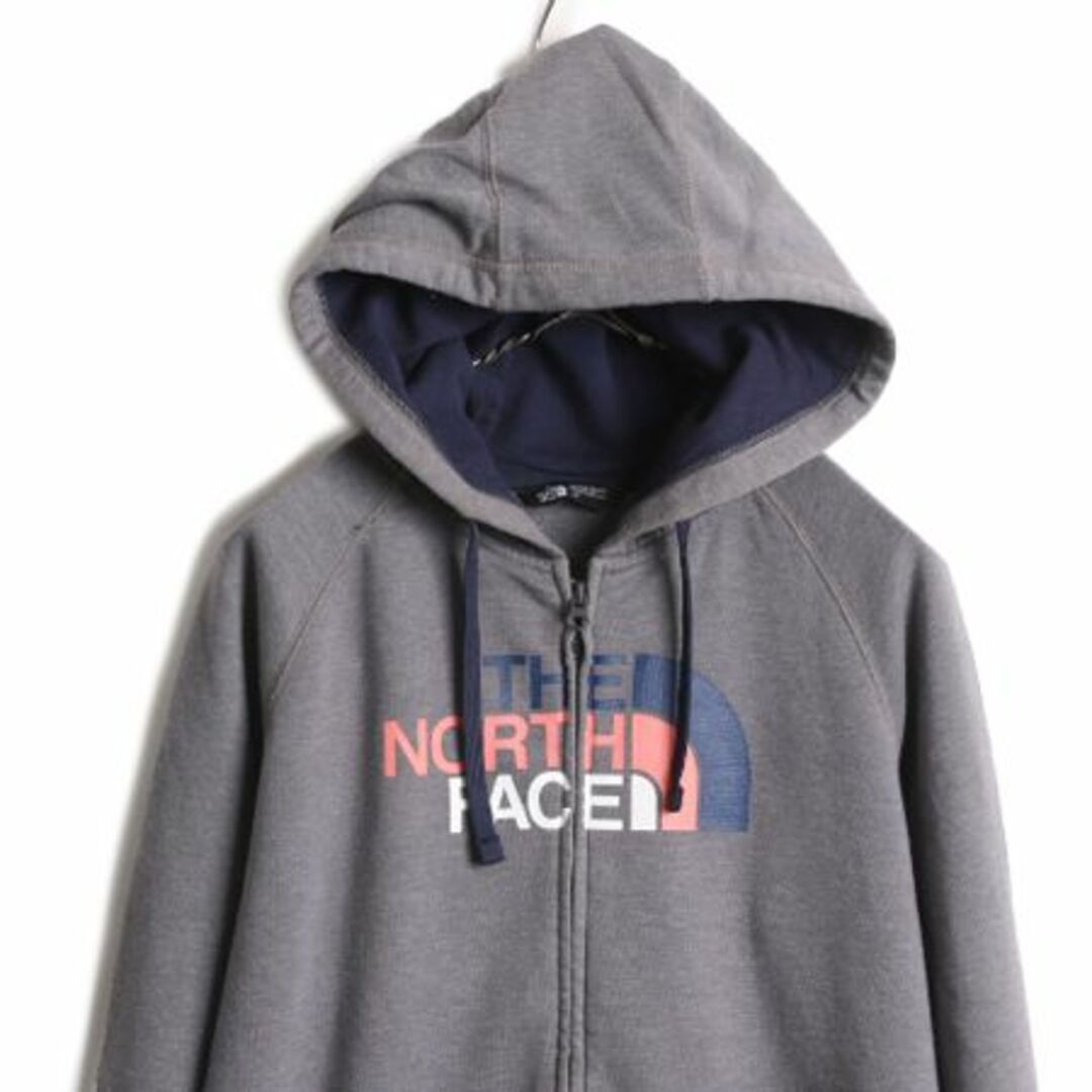 THE NORTH FACE(ザノースフェイス)のノースフェイス フルジップ スウェット フード パーカー レディース L The North Face アウトドア トレーナー 裏起毛 2トーン ジップアップ レディースのトップス(パーカー)の商品写真