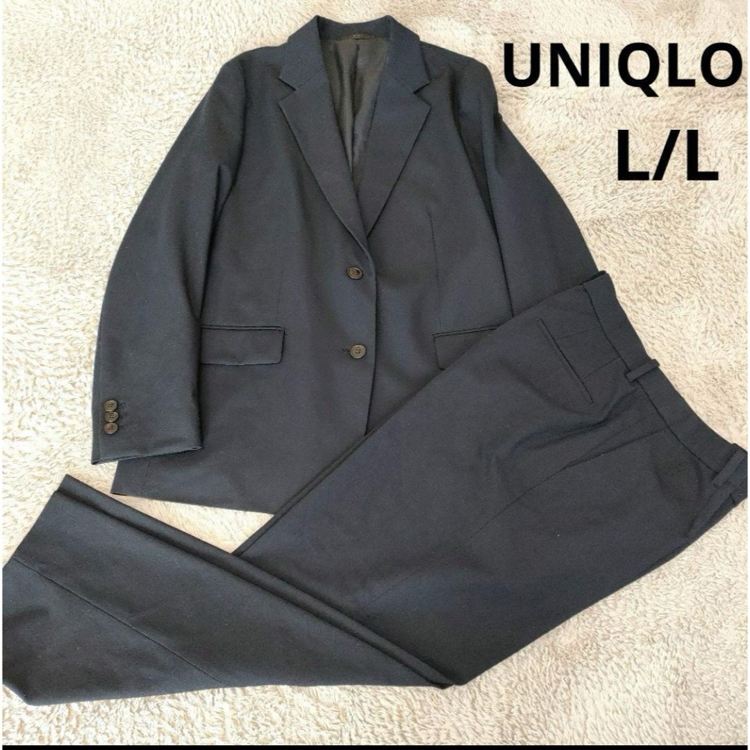 UNIQLO(ユニクロ)のUNIQLO ユニクロ ジャケット　パンツ　 上下セットのスーツ レディースのフォーマル/ドレス(スーツ)の商品写真