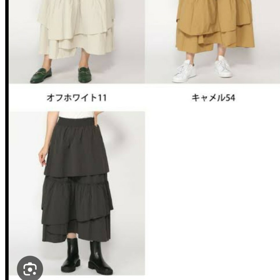 niko and...(ニコアンド)のniko and　５wayティアードスカート　黒 レディースのスカート(ロングスカート)の商品写真