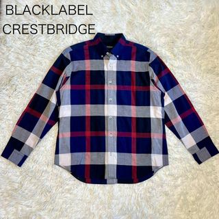 BLACK LABEL CRESTBRIDGE - 【極美品】ブラックレーベルクレストブリッジ 長袖シャツ チェック XL