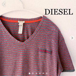 DIESEL - DIESEL ディーゼル　半袖カットソー　Tシャツ　Mサイズ　ボーダー