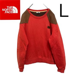 ザノースフェイス(THE NORTH FACE)の【最安値】ノースフェイス⭐︎スウェット⭐︎オレンジ(スウェット)