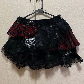 マッド(MAD（M∀D）)のMAD PUNKS スカート Mサイズ(ミニスカート)