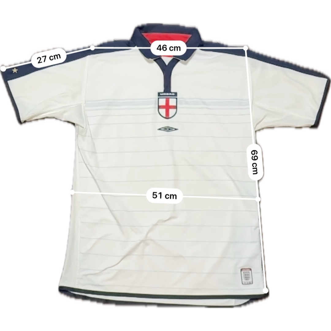 UMBRO(アンブロ)のイングランド代表　ゲームシャツ スポーツ/アウトドアのサッカー/フットサル(ウェア)の商品写真