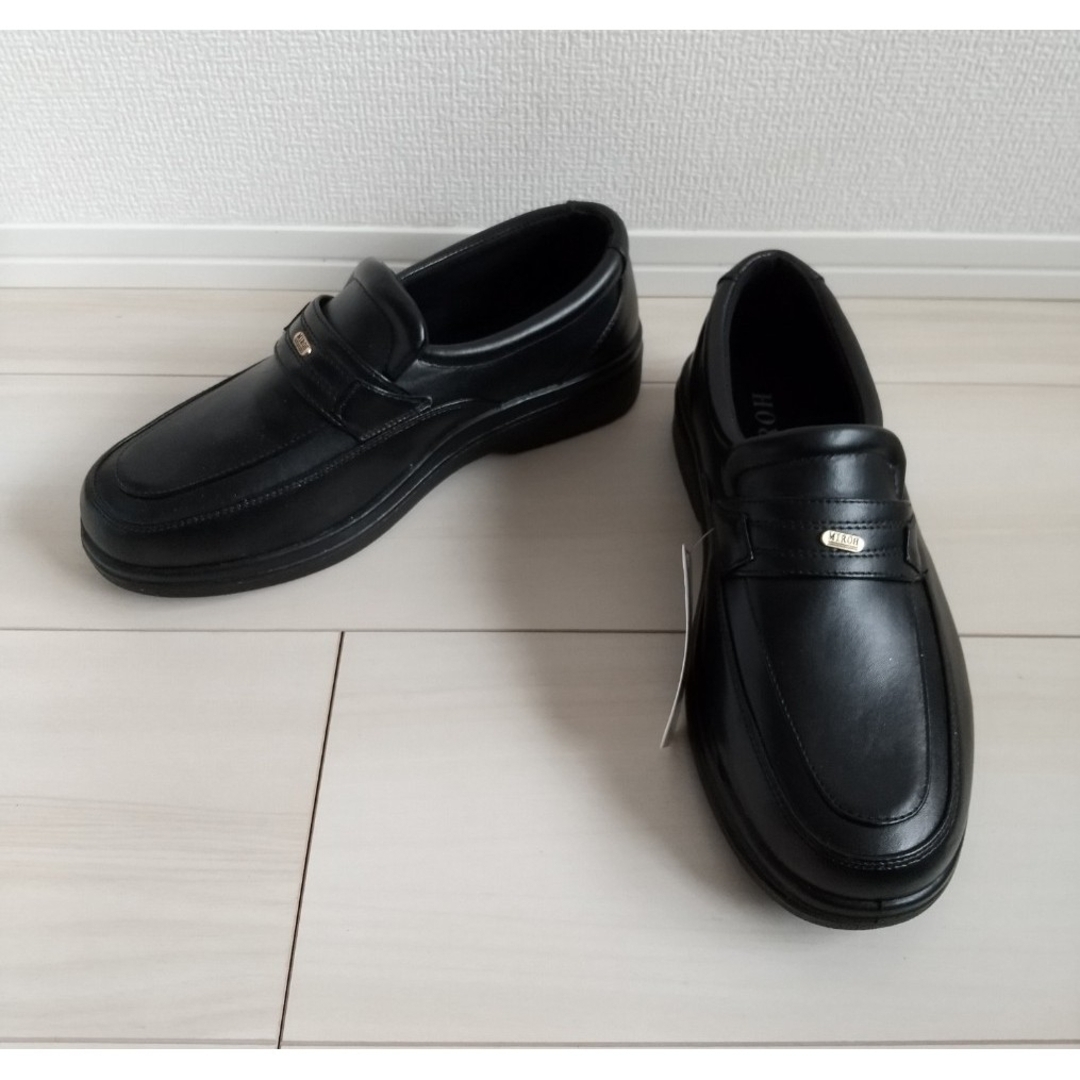 （280）MIROH ブラック シューズ（24.5cm） レディースの靴/シューズ(その他)の商品写真