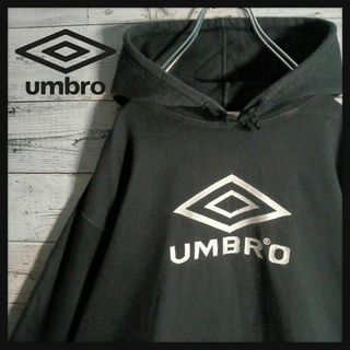 UMBRO - 【即完売品】アンブロ☆センター刺繍ロゴ入りパーカー 袖ロゴ 太アーム 定番 人気