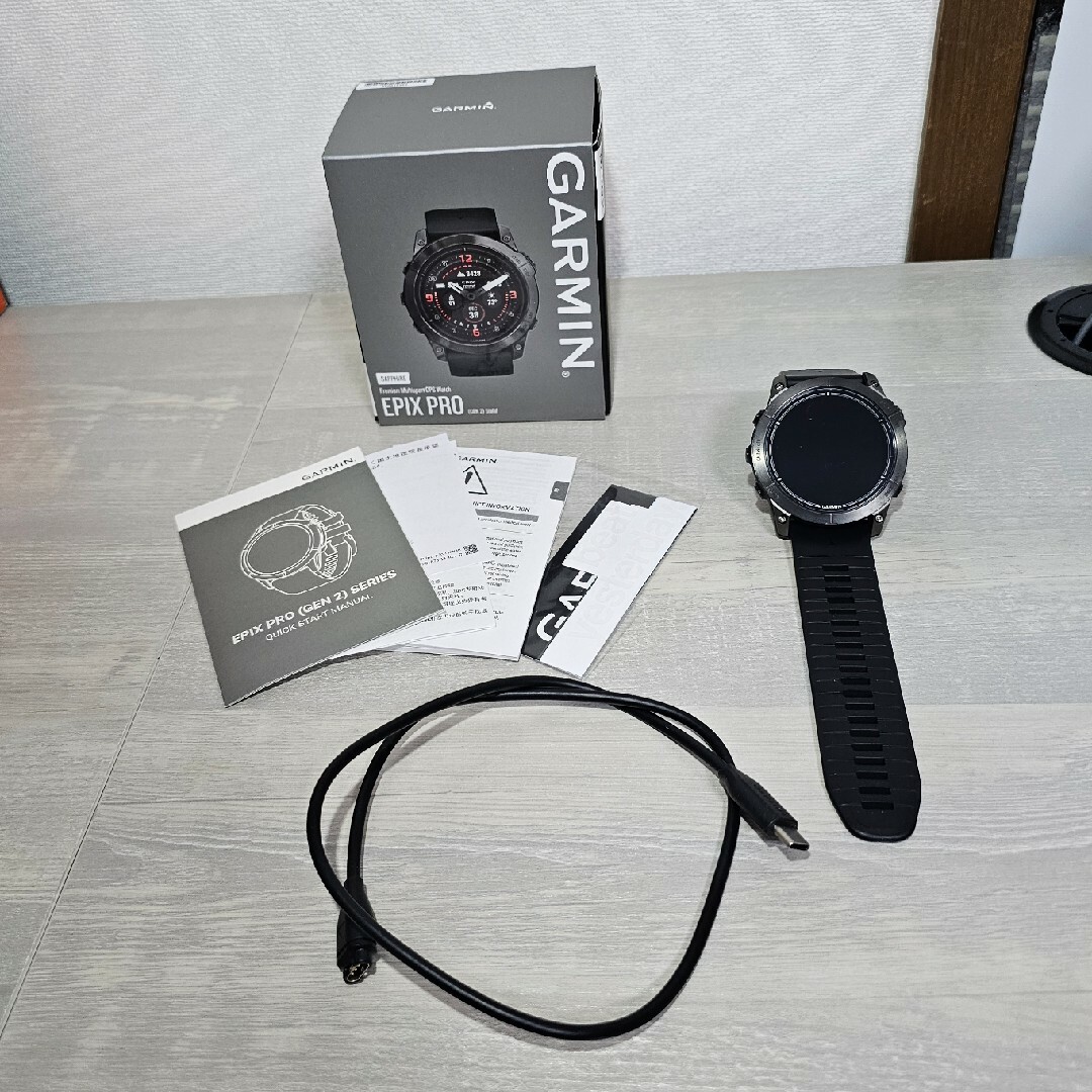 GARMIN(ガーミン)のGARMIN EPIX PRO (GEN 2) 51MM BLACK メンズの時計(腕時計(デジタル))の商品写真