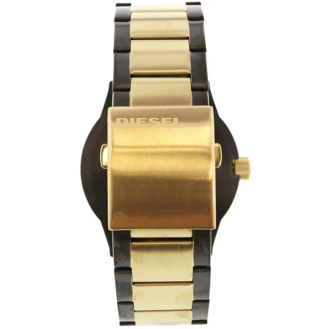 DIESEL(ディーゼル)の【DIESEL/ディーゼル】腕時計 アナログ ステンレス ブラック ゴールド人気 メンズの時計(腕時計(アナログ))の商品写真