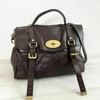 Mulberry - マルベリー アレクサ 2way ショルダーバッグ ダークブラウン