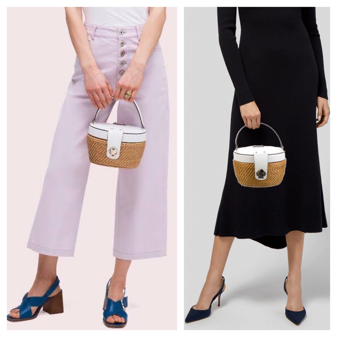 kate spade new york(ケイトスペードニューヨーク)の新品 ケイトスペードニューヨーク スペードロック×かごバスケットショルダーバック レディースのバッグ(ショルダーバッグ)の商品写真