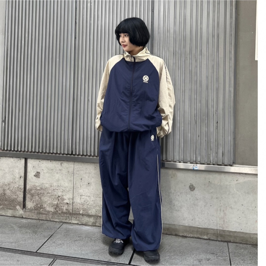 9090 N Logo Nylon Track Jacket Pants セット メンズのジャケット/アウター(ナイロンジャケット)の商品写真