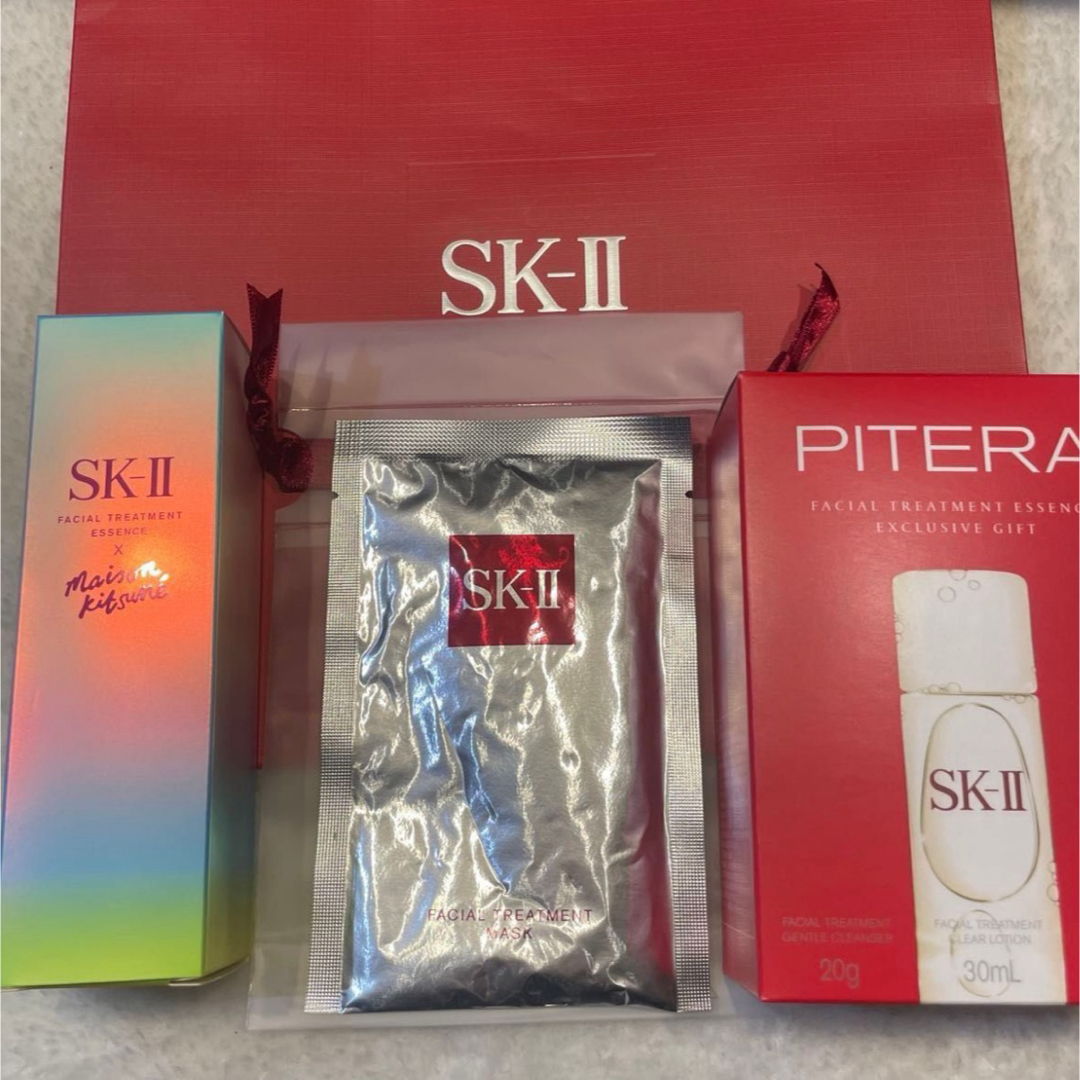 SK-II(エスケーツー)のSK-Ⅱ【新品未開封】メゾンキツネ　限定　化粧水・エクスクルーシブギフト・マスク コスメ/美容のスキンケア/基礎化粧品(化粧水/ローション)の商品写真