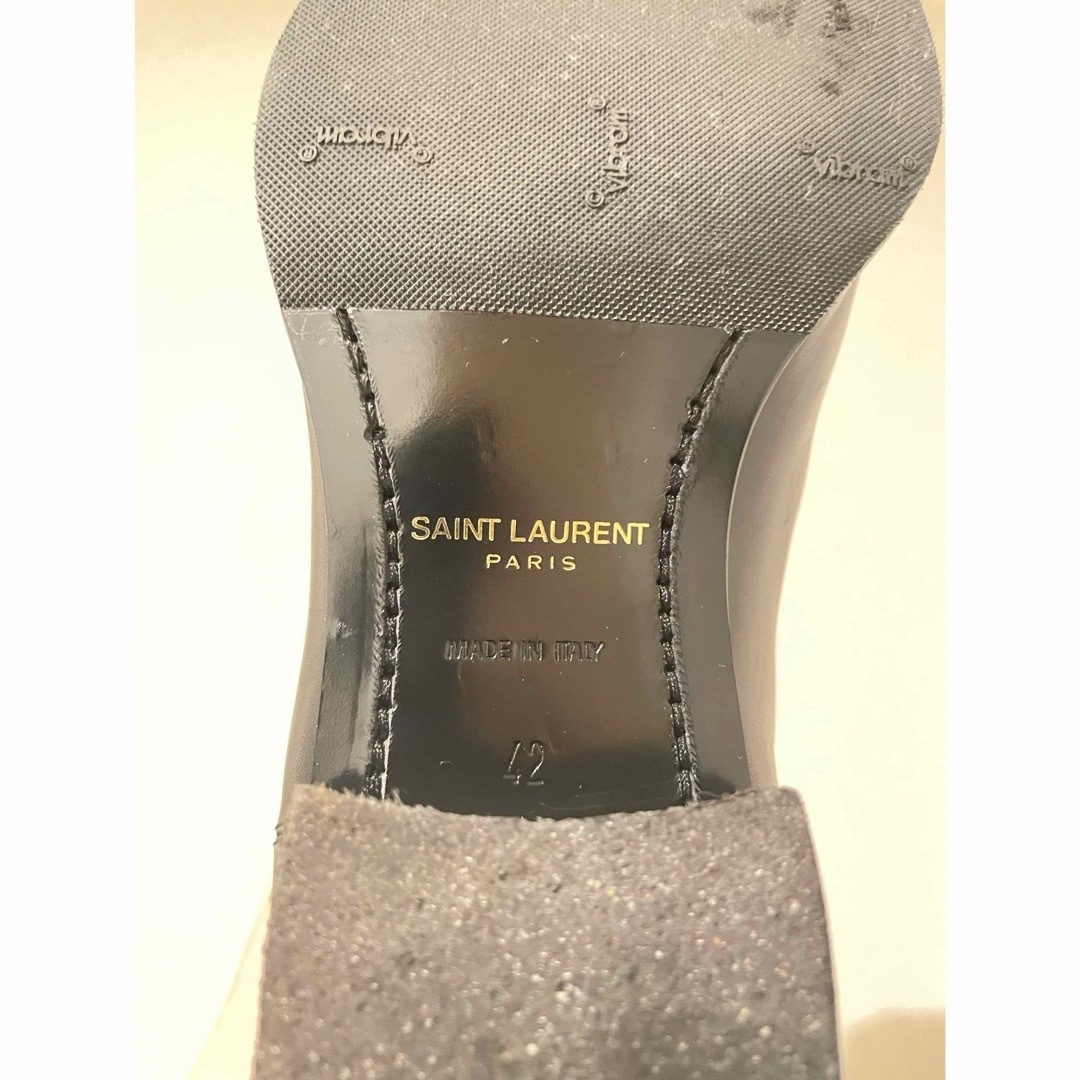 Saint Laurent(サンローラン)の【美品】サンローランパリ　サイドゴア　チェルシーブーツ　サイズ42 メンズの靴/シューズ(ブーツ)の商品写真