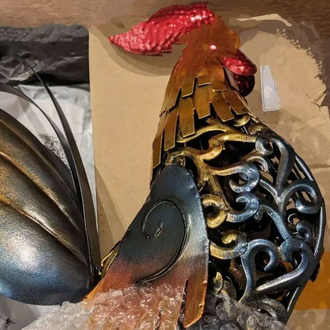 庭置き物 屋外置き物 にわとり アイアン 鉄 金属 アート 動物 鳥 庭置き物 屋外置き物 にわとり アイアン 鉄 金属 アート 動物 鳥