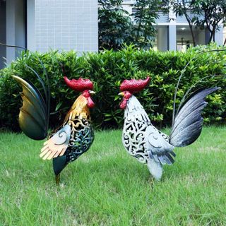 庭置き物 屋外置き物 にわとり アイアン 鉄 金属 アート 動物 鳥 庭置き物 屋外置き物 にわとり アイアン 鉄 金属 アート 動物 鳥