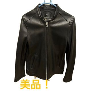 美品！HARE ライダースジャケット　シングルライダース　M 羊革　ラムレザー