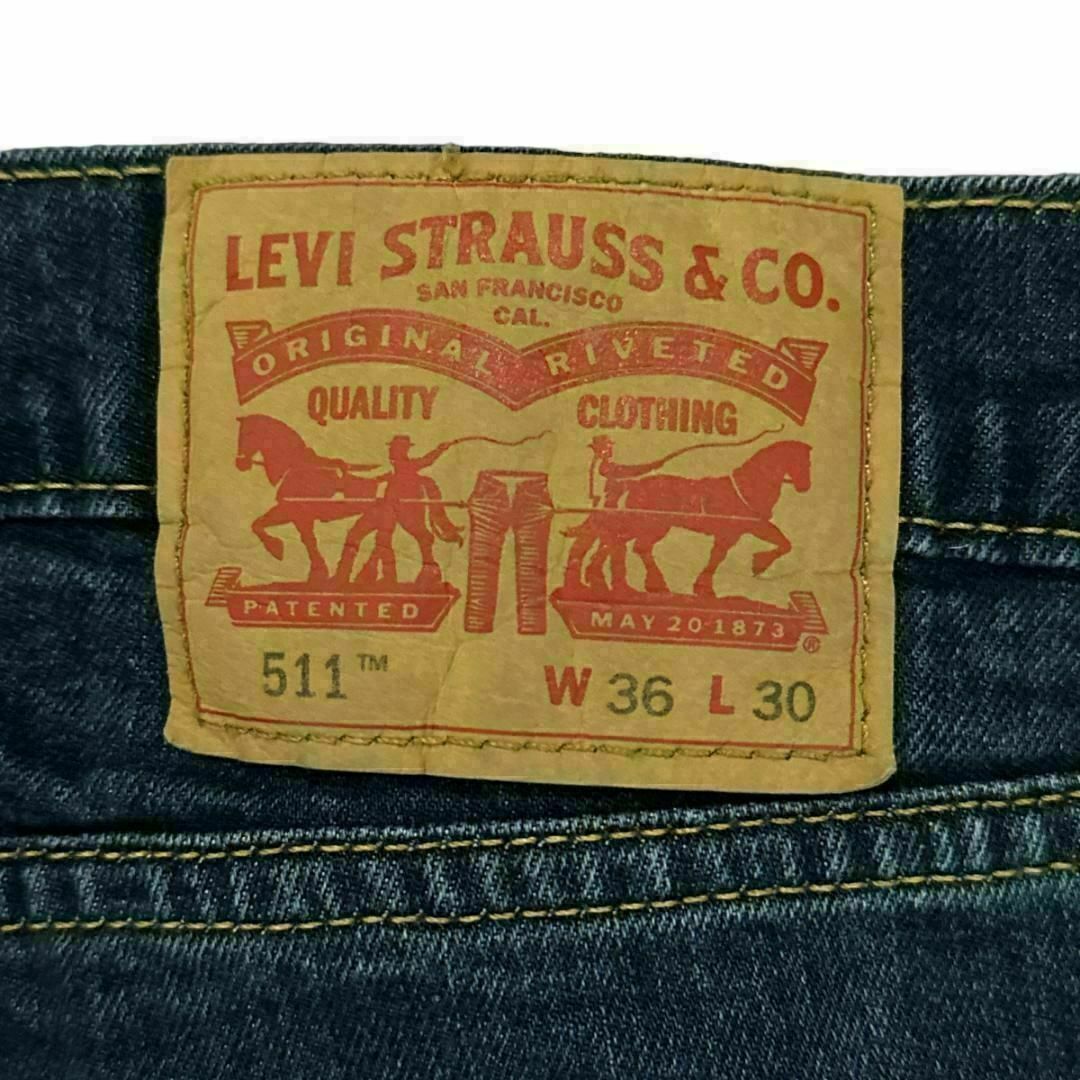 Levi's(リーバイス)の95S リーバイス511 W36 デニム ジーンズ スリム メンズ古着 メンズのパンツ(デニム/ジーンズ)の商品写真