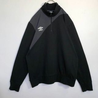 UMBRO - UMBROアンブロ　ワンポイントロゴ　ハーフジップ　トラックジャケット