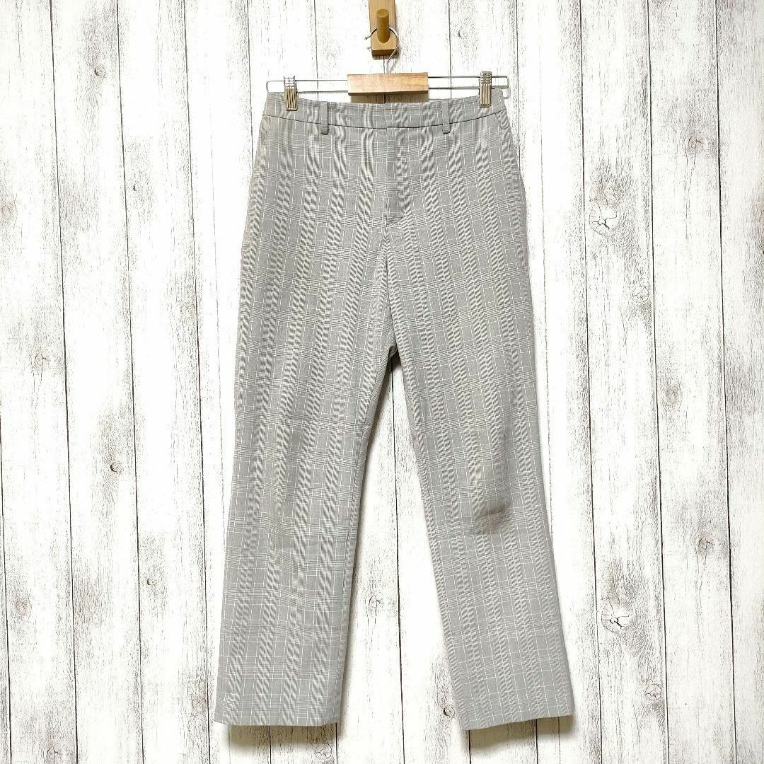 UNIQLO(ユニクロ)のユニクロ (M)　EZYアンクルパンツ　チェック　2WAYストレッチ レディースのパンツ(その他)の商品写真