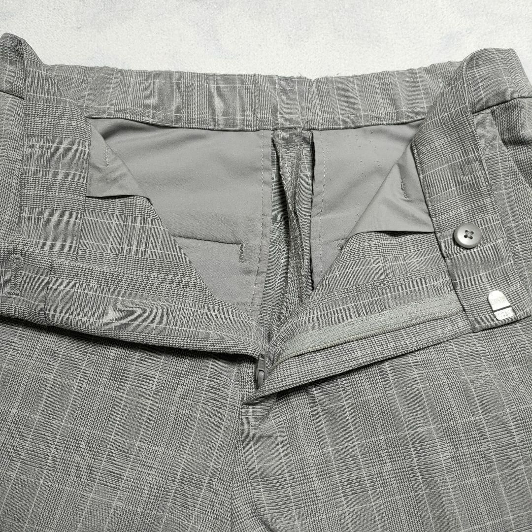 UNIQLO(ユニクロ)のユニクロ (M)　EZYアンクルパンツ　チェック　2WAYストレッチ レディースのパンツ(その他)の商品写真