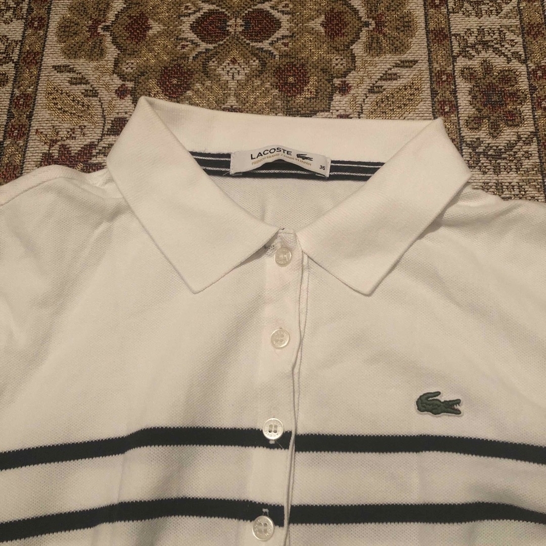 Lochie(ロキエ)のLACOSTE border polo レディースのトップス(カットソー(半袖/袖なし))の商品写真