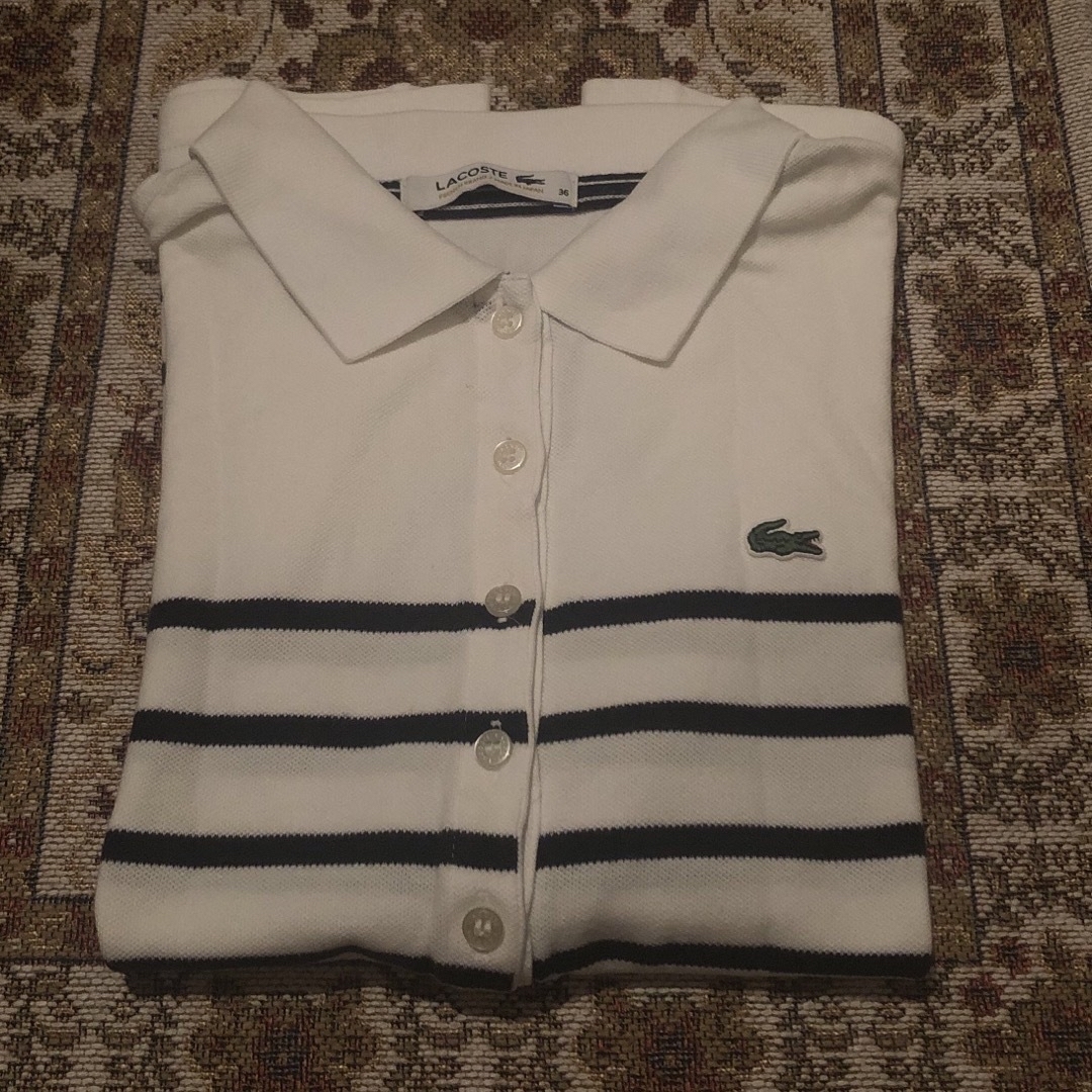 Lochie(ロキエ)のLACOSTE border polo レディースのトップス(カットソー(半袖/袖なし))の商品写真