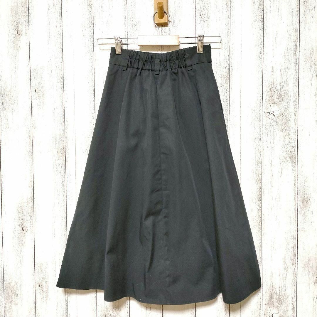 GU(ジーユー)のGU ジーユー (S)　コットンブレンドAラインスカート レディースのスカート(ひざ丈スカート)の商品写真