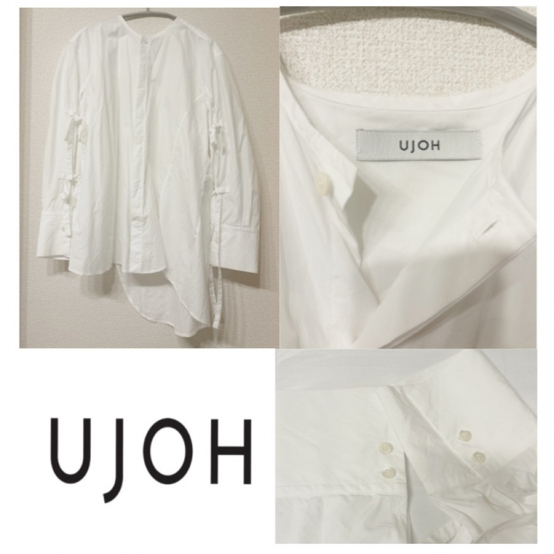 UJOH(ウジョー)のUJOH コットンタイプライターリボンアシメシャツ レディースのトップス(シャツ/ブラウス(長袖/七分))の商品写真