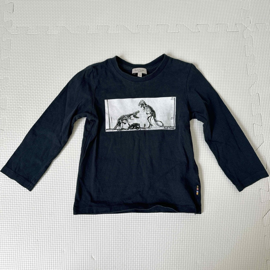 Paul Smith(ポールスミス)のポールスミスジュニア 恐竜 長袖Tシャツ ロンT 80サイズ  2A キッズ/ベビー/マタニティのキッズ服男の子用(90cm~)(Tシャツ/カットソー)の商品写真